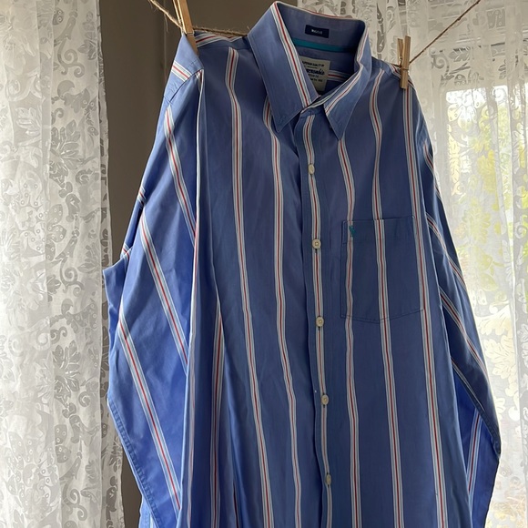 Blue Button Up Dress Shirt - Picture 2 of 4